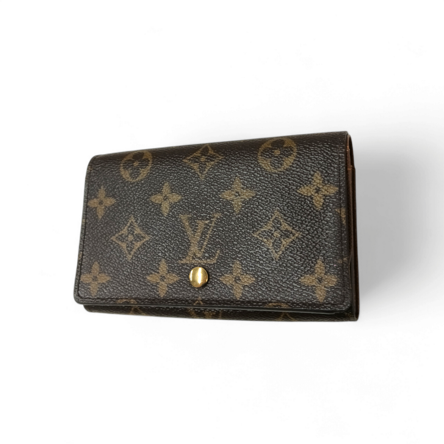 LOUIS VUITTON Wallet M61730 *Damage* Brown Rank B