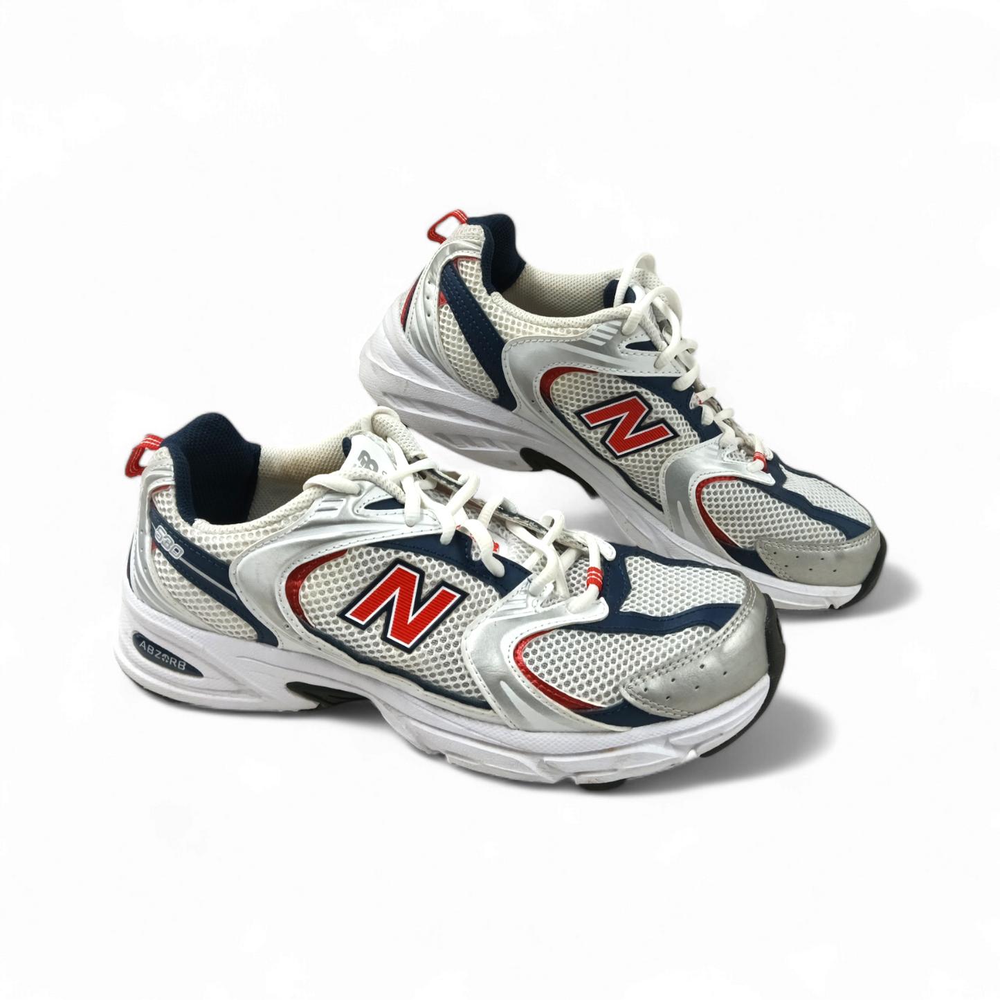 NEW BALANCE Sneaker 42 MR530L0 Mens Silver/Navy Rank B