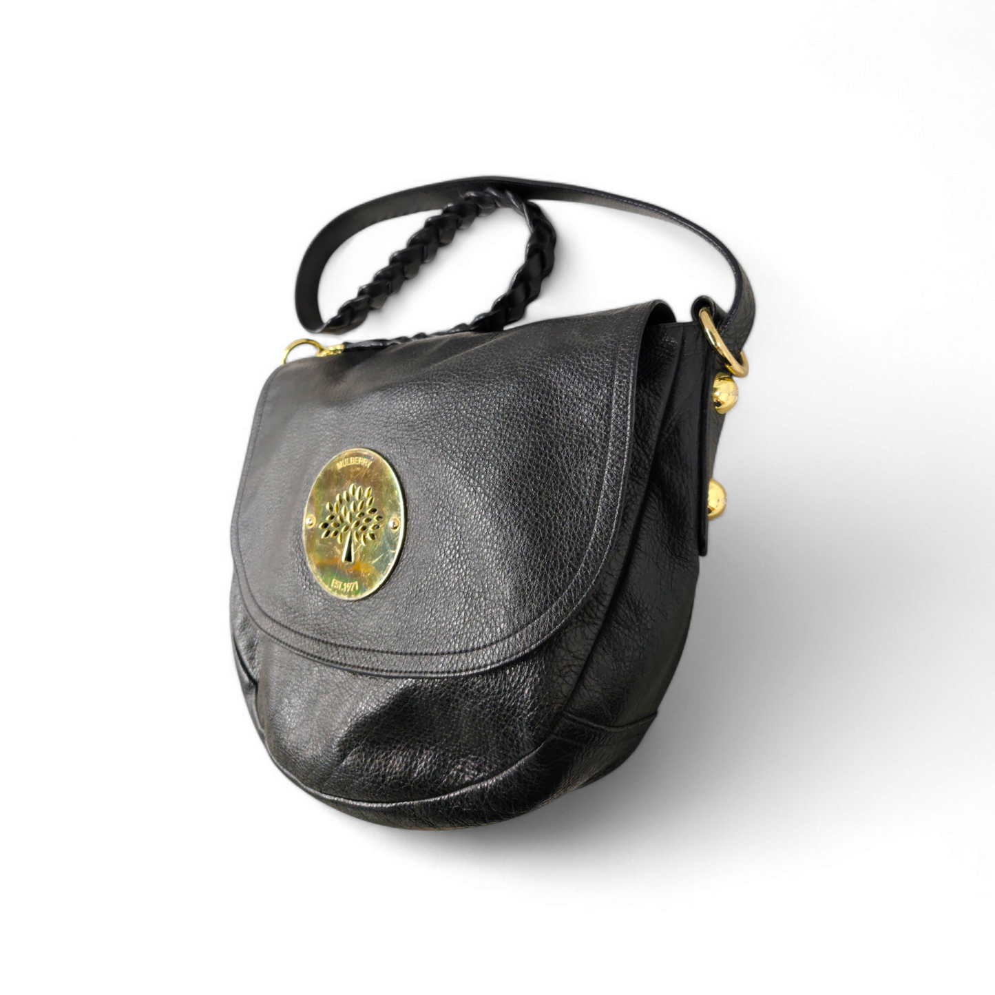 MULBERRY Shoulder Bag Black 913606 Rank B