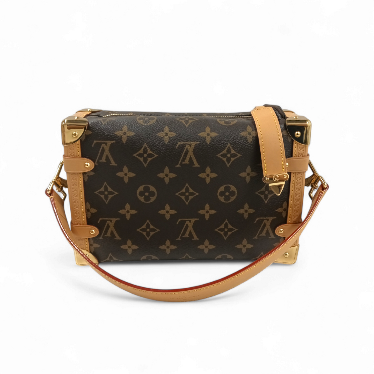 LOUIS VUITTON Shoulder Bag Side Trunk MM M4658 Brown IS015693 Rank A