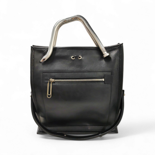 OFFWHITE Tote Bag  NAILED BLACK Rank B