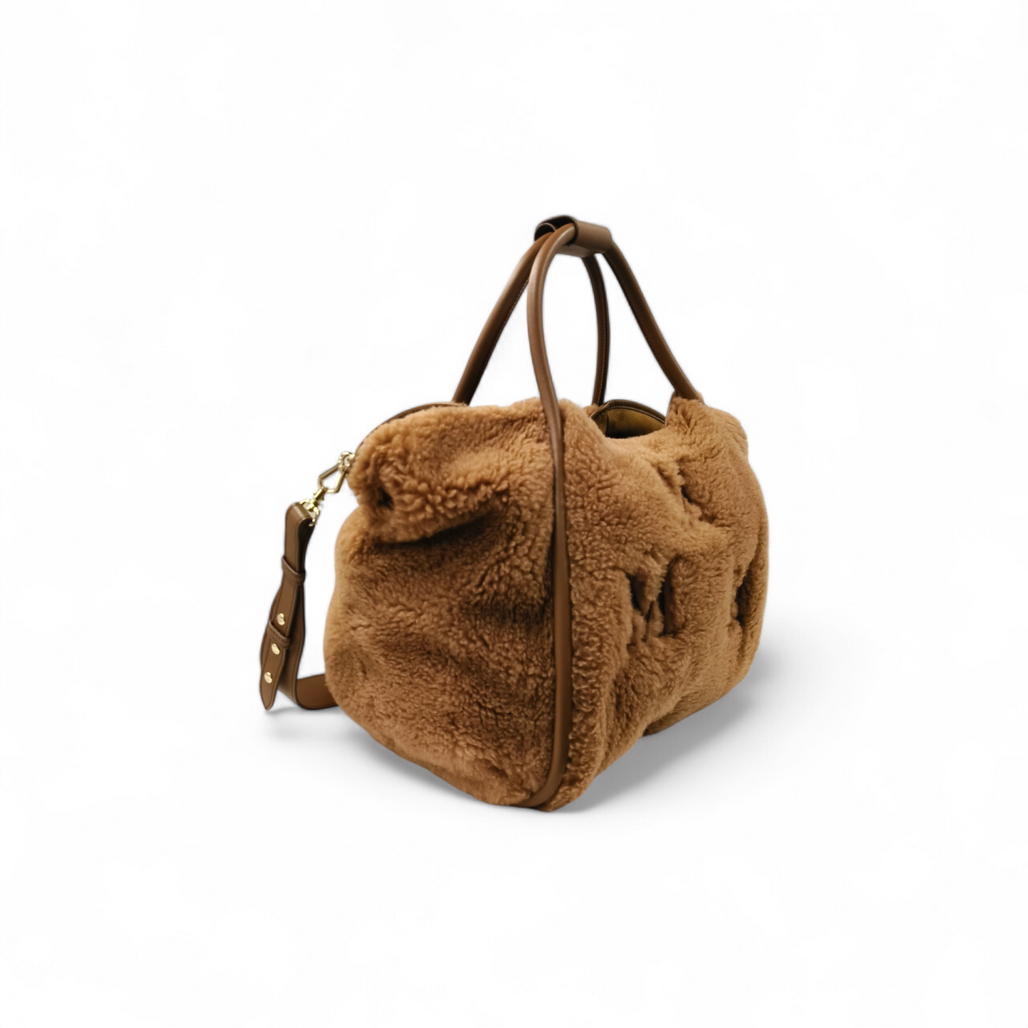 MaxMara 2WAY Bag TMARINM Brown Rank A