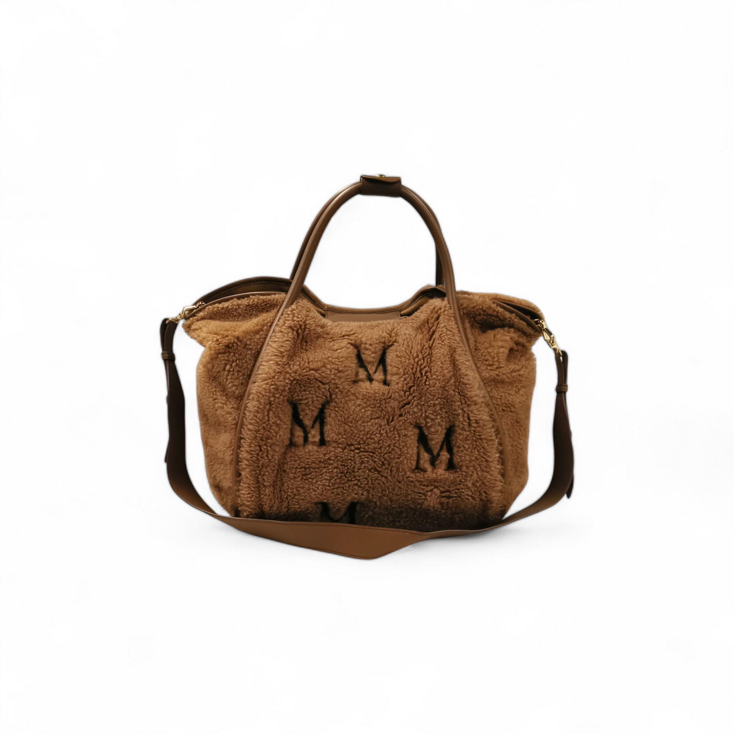 MaxMara 2WAY Bag TMARINM Brown Rank A