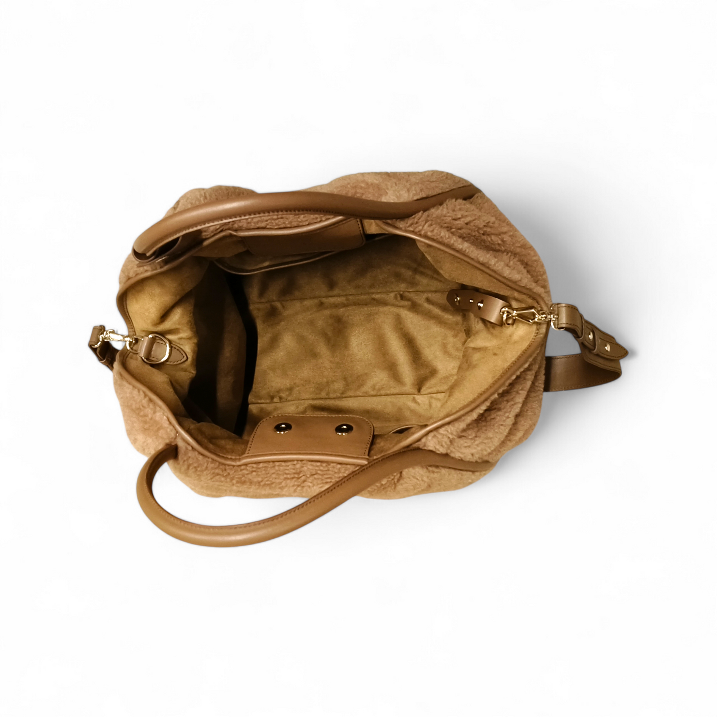 MaxMara 2WAY Bag TMARINM Brown Rank A