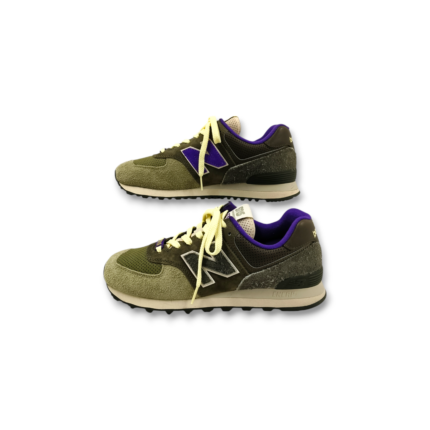 NEW BALANCE Sneaker Size 41.5 ML574NS2 Mens Olive Indigo Rank B