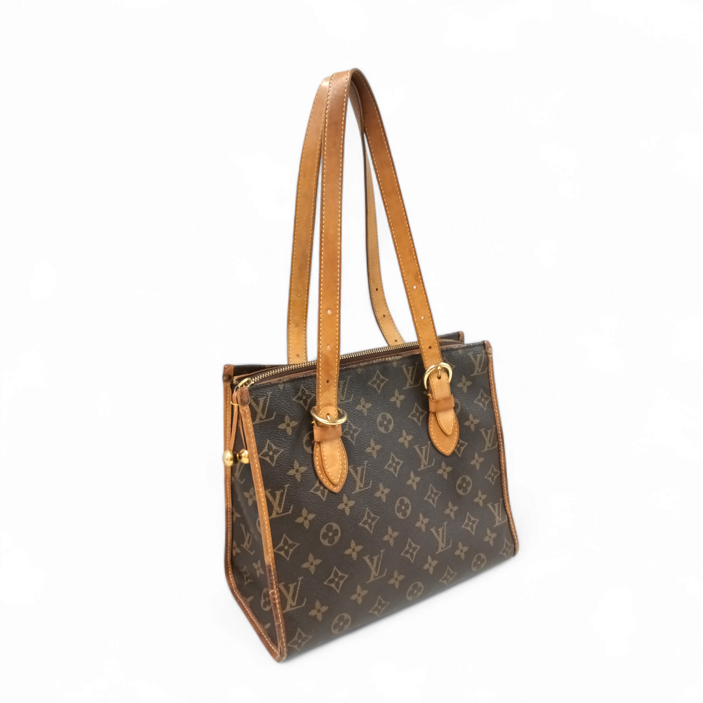 LOUIS VUITTON Handbag M40007 *Damage Brown Rank C