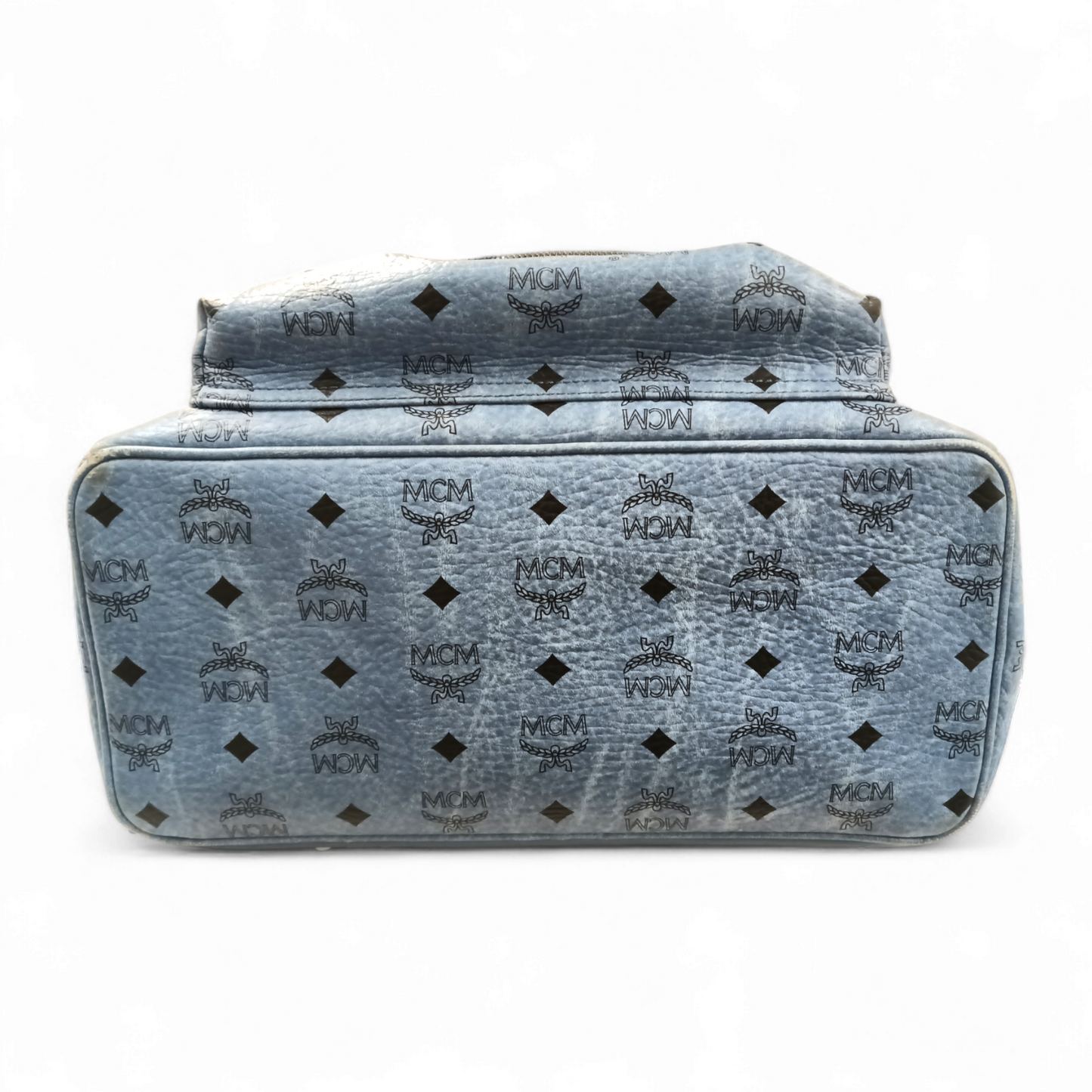 MCM Backpack MMK55VE38LE001 Sky Blue *Damage* Rank C