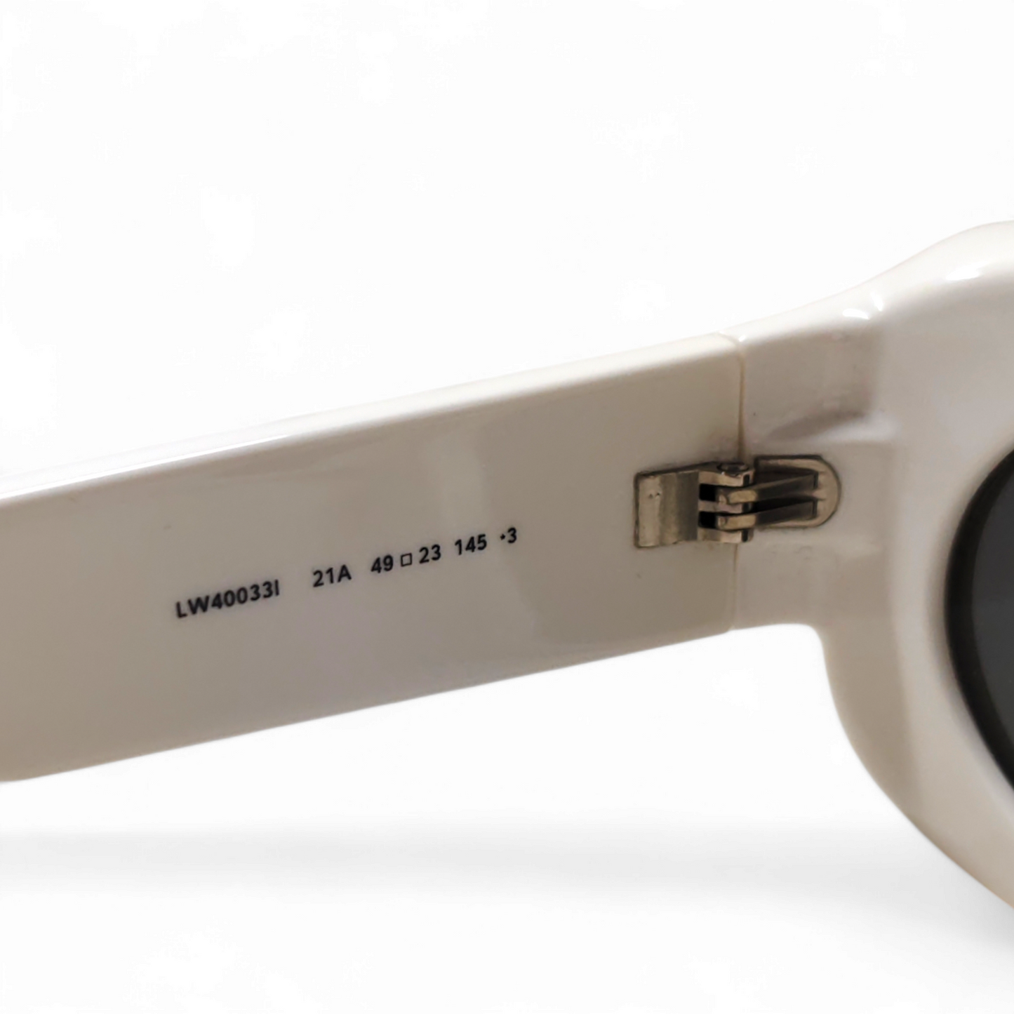LOEWE Sunglasses LW40031 Yellow/White Rank A