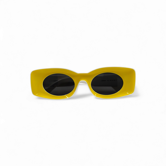 LOEWE Sunglasses LW40031 Yellow/White Rank A