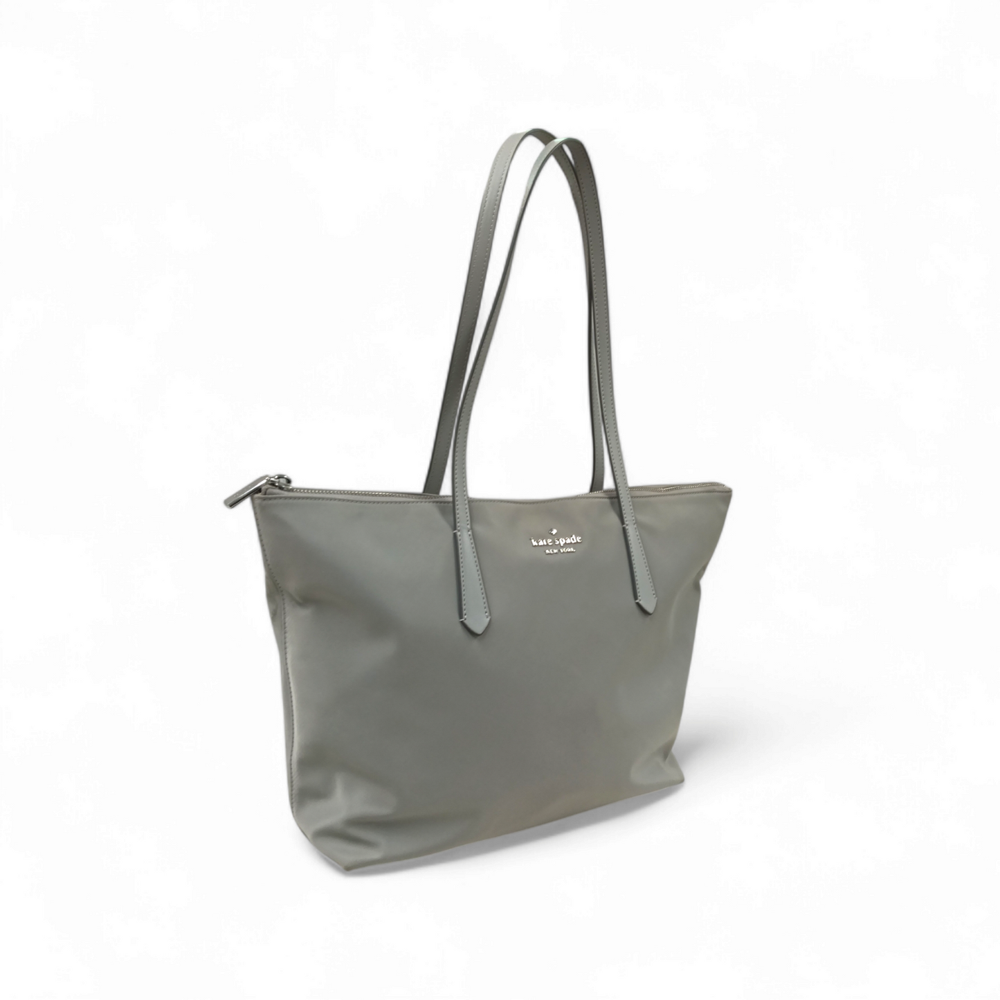 Kate Spade Tote Bag K6031 Gray *Stain* Rank B