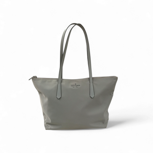 Kate Spade Tote Bag K6031 Gray *Stain* Rank B