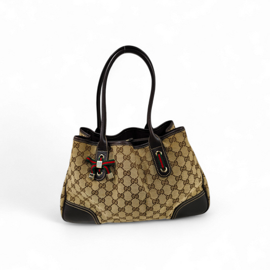 GUCCI Handbag 163805 *Scratch* Brown Rank B