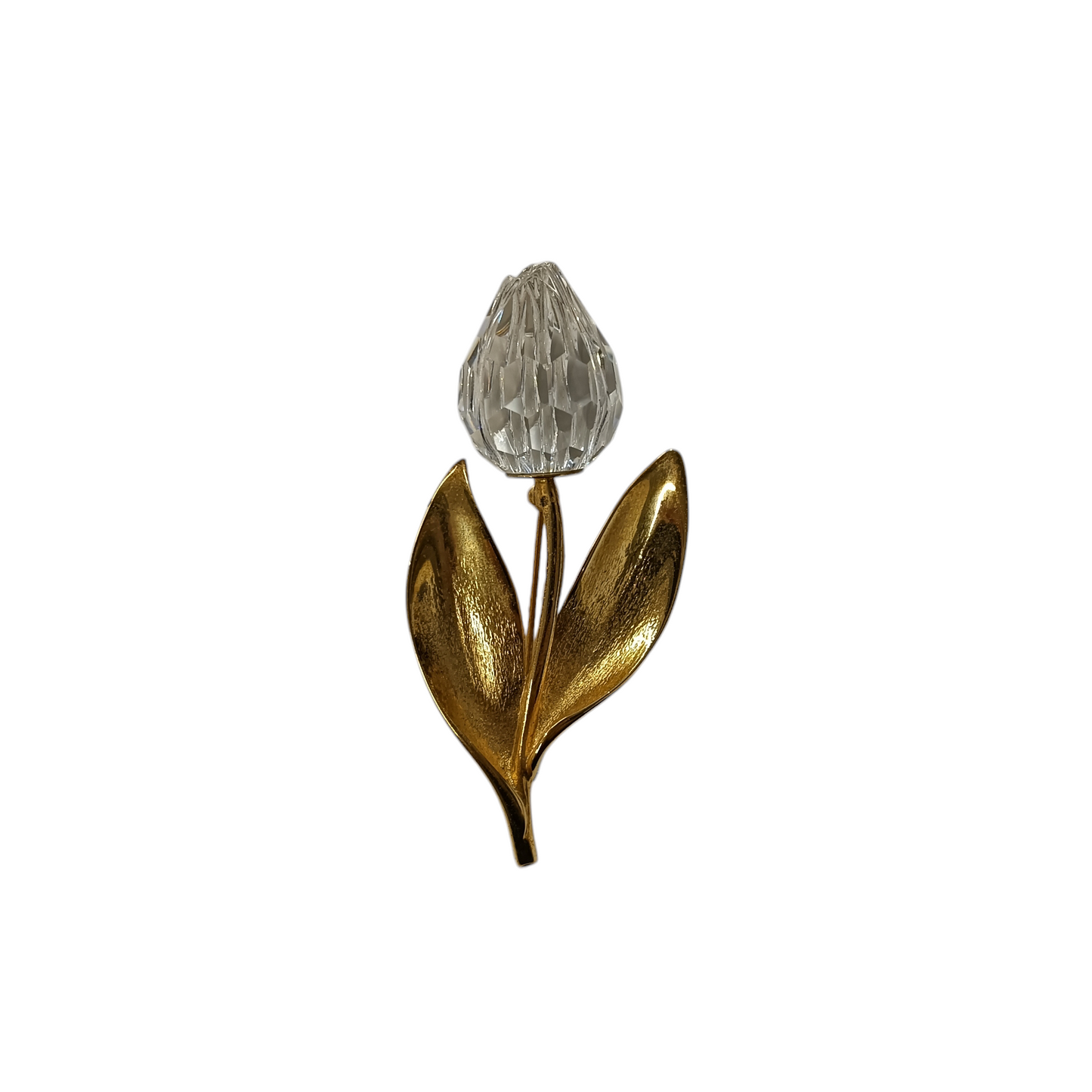 SWAROVSKI Brooch Gold Tulip