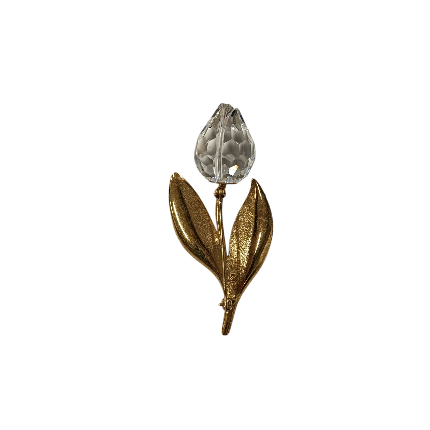 SWAROVSKI Brooch Gold Tulip