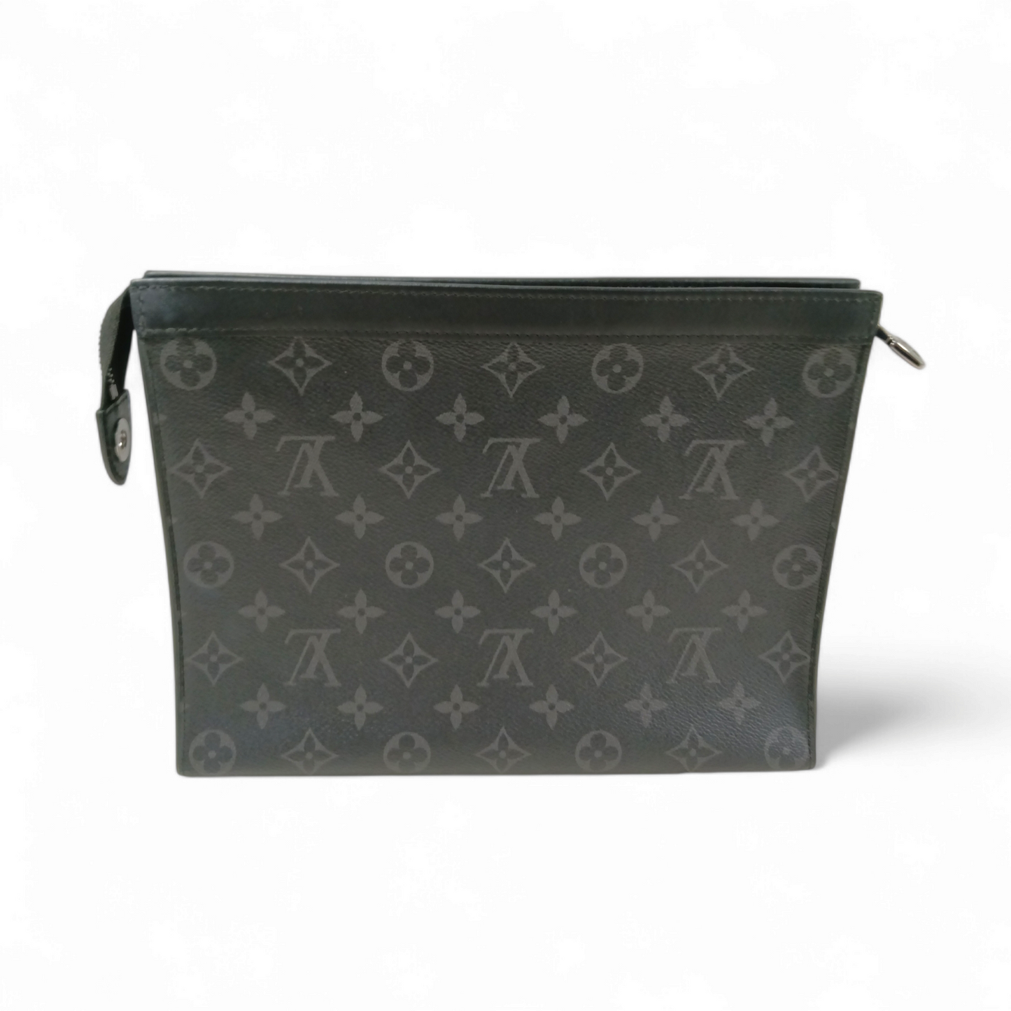 LOUIS VUITTON Clutch Bag M61692 *Stain* Black Rank B