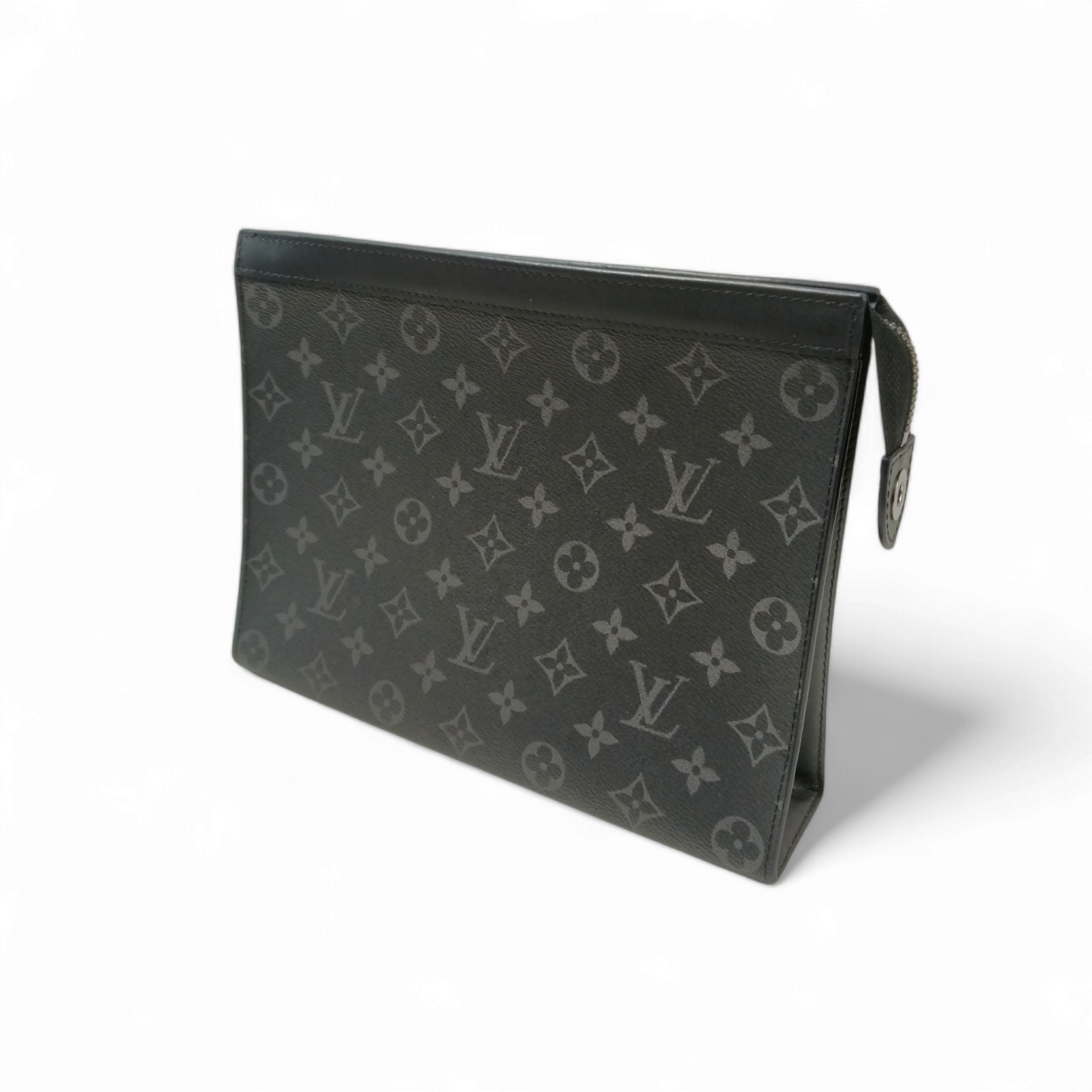 LOUIS VUITTON Clutch Bag M61692 *Stain* Black Rank B