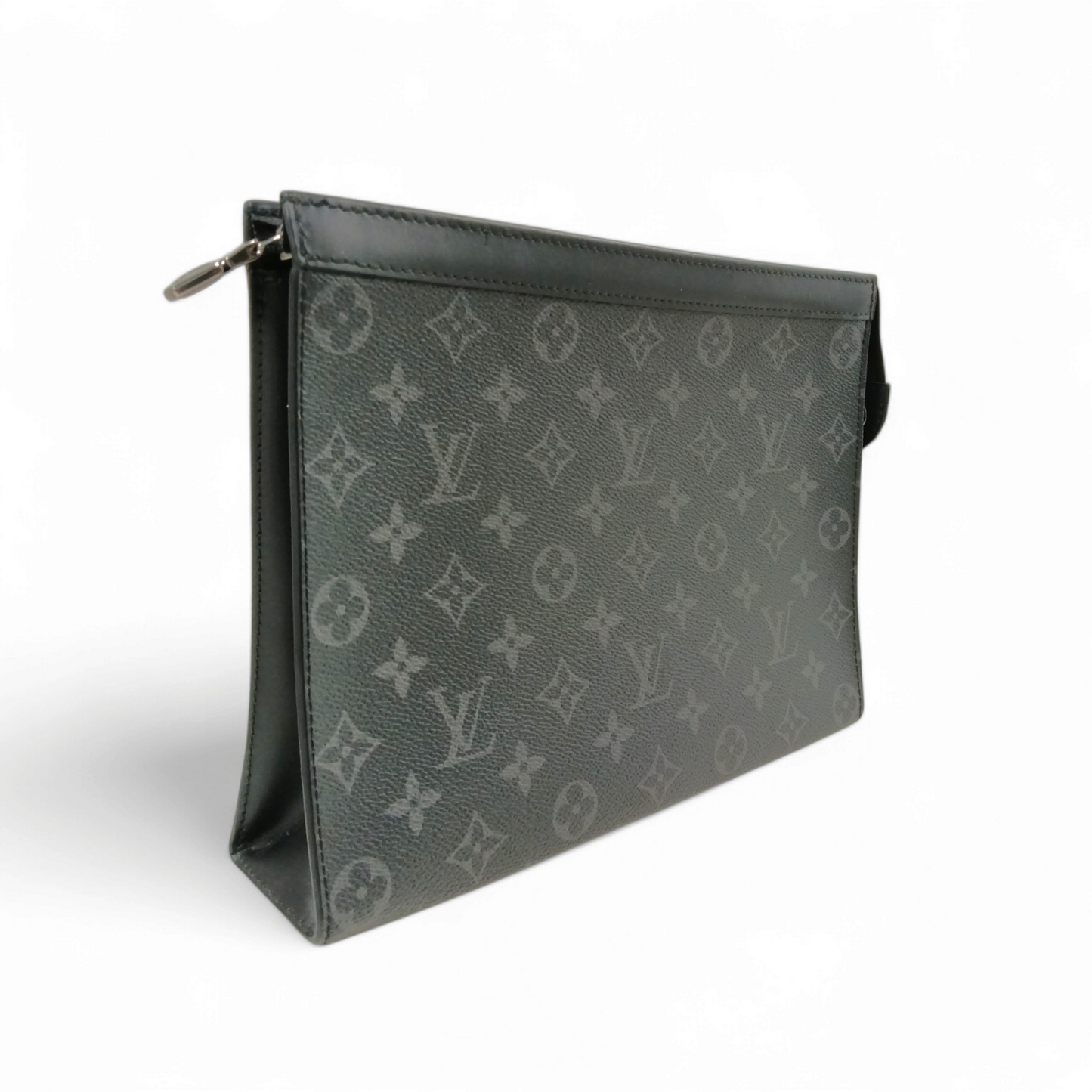 LOUIS VUITTON Clutch Bag M61692 *Stain* Black Rank B