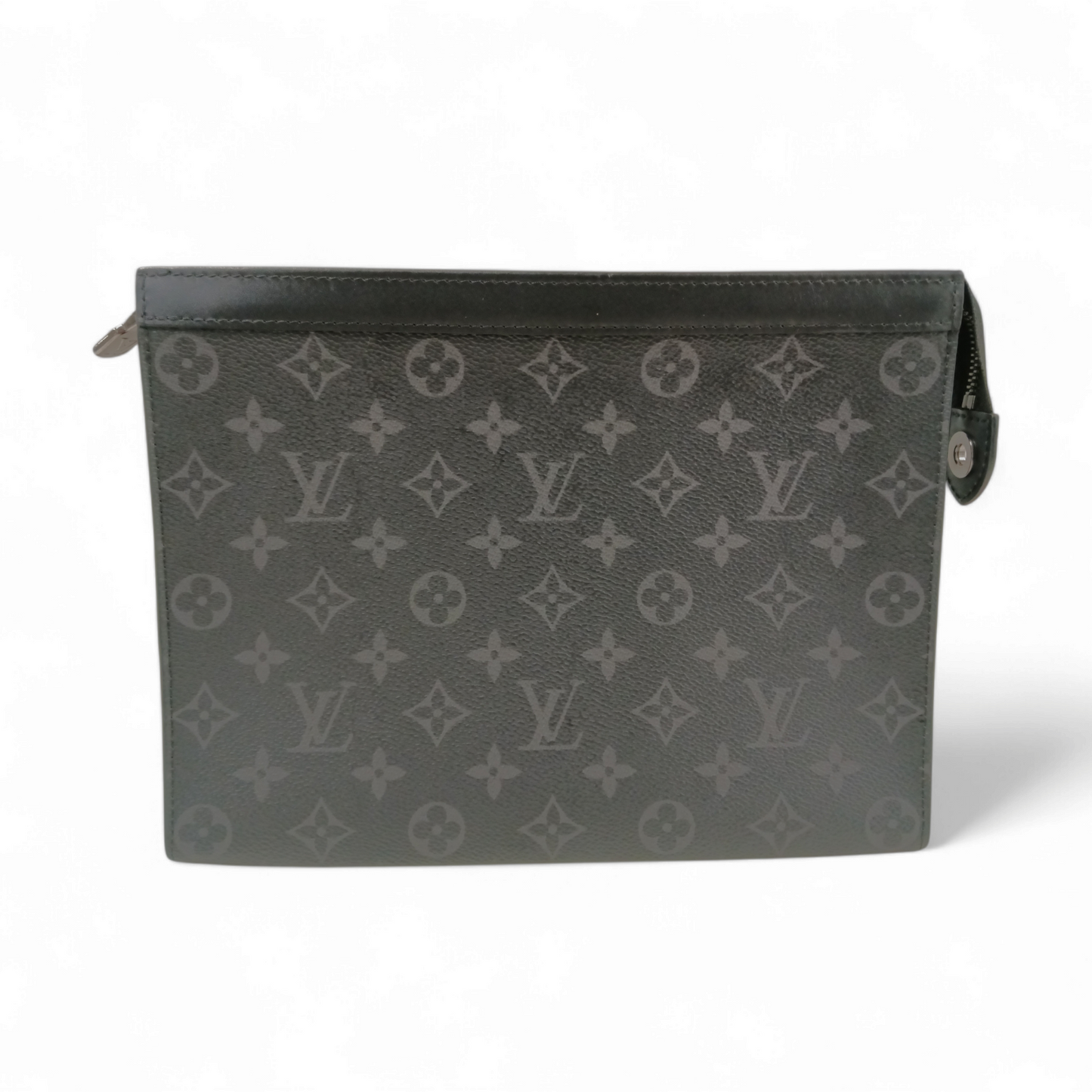 LOUIS VUITTON Clutch Bag M61692 *Stain* Black Rank B