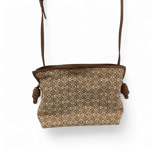 LOEWE Shoulder bag CUBI BAG *Stain Brown Rank B