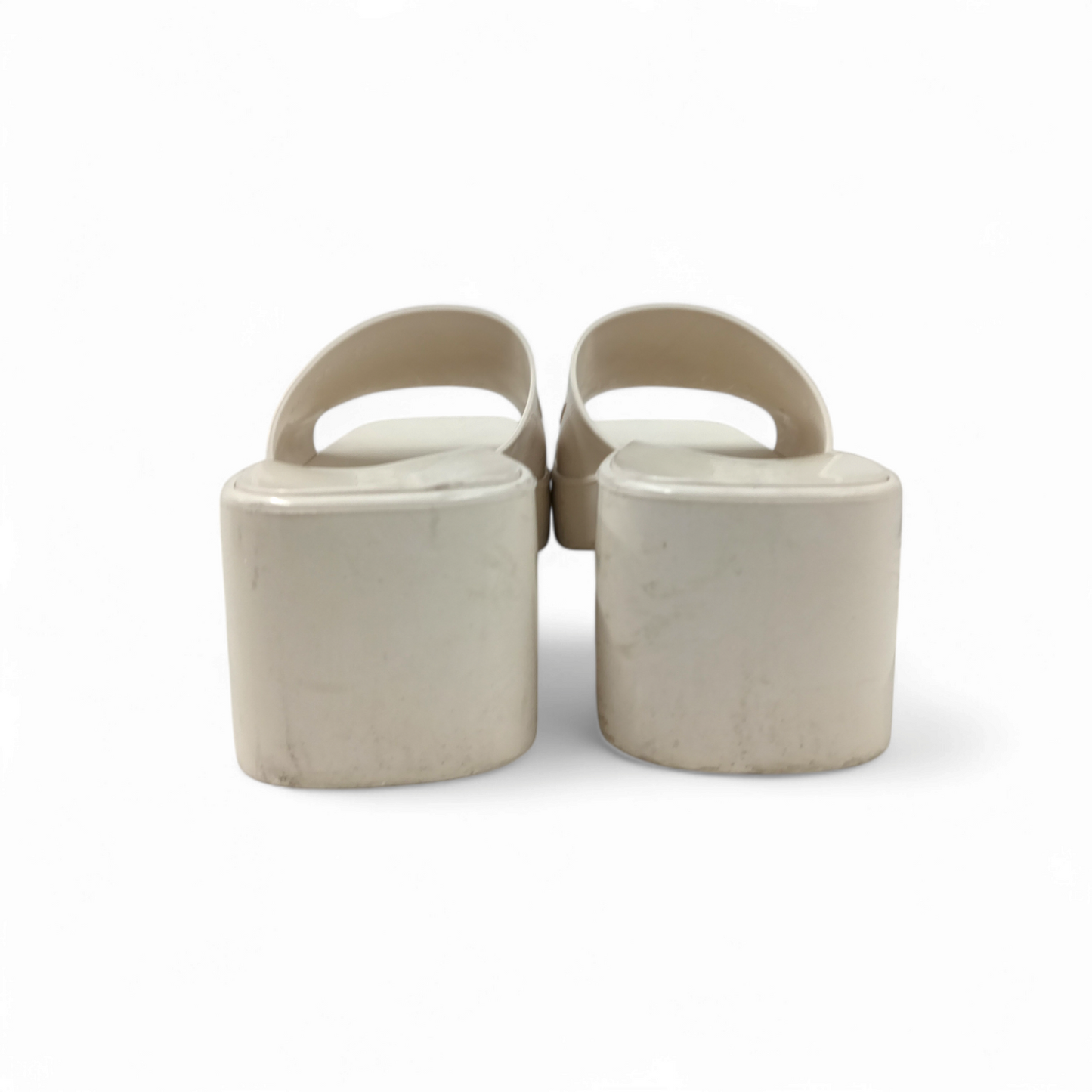 GUCCI Pumps SIZE 37 Lady's White 624730 *Stain* Rank B