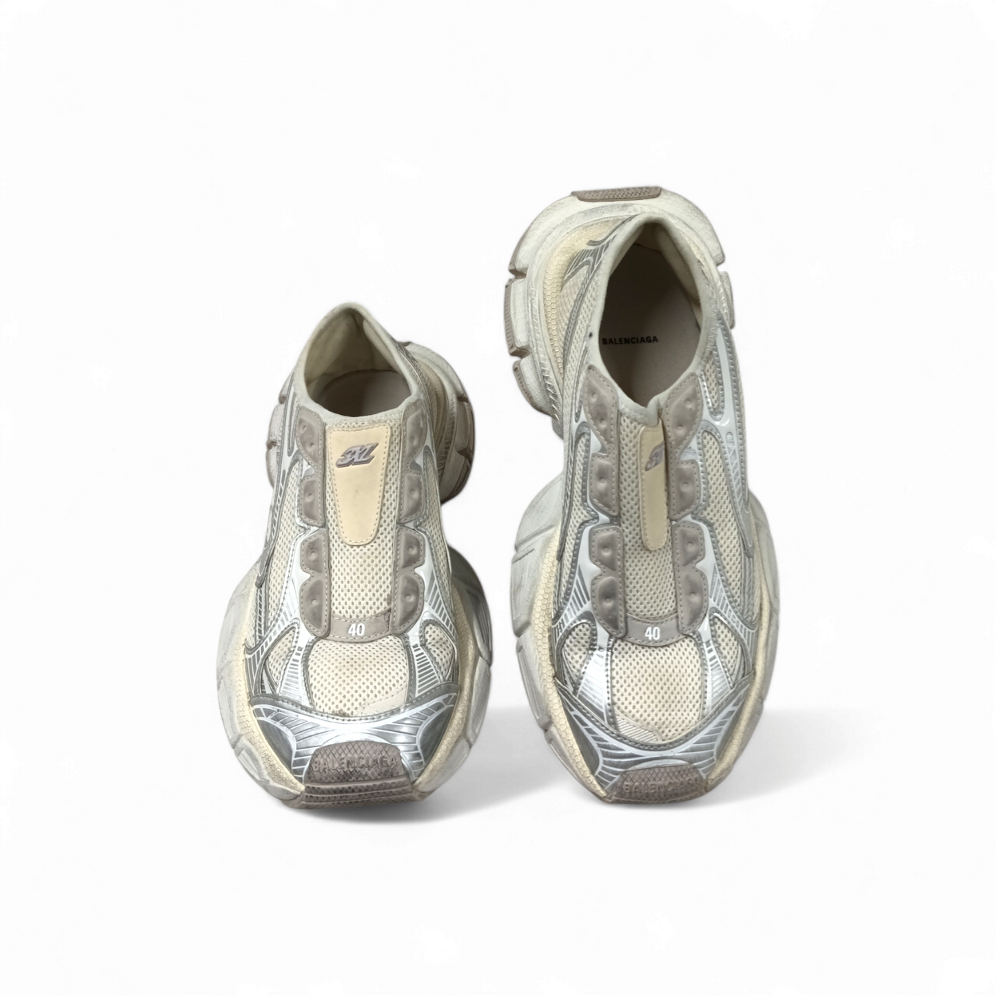 BALENCIAGA Sneaker SIZE 40cm 798531 Mens White 3XL slip-on sneakers Rank B