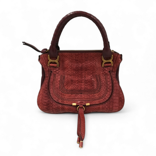 Chioe handbag Clafskin 031056-24 Red Rank B