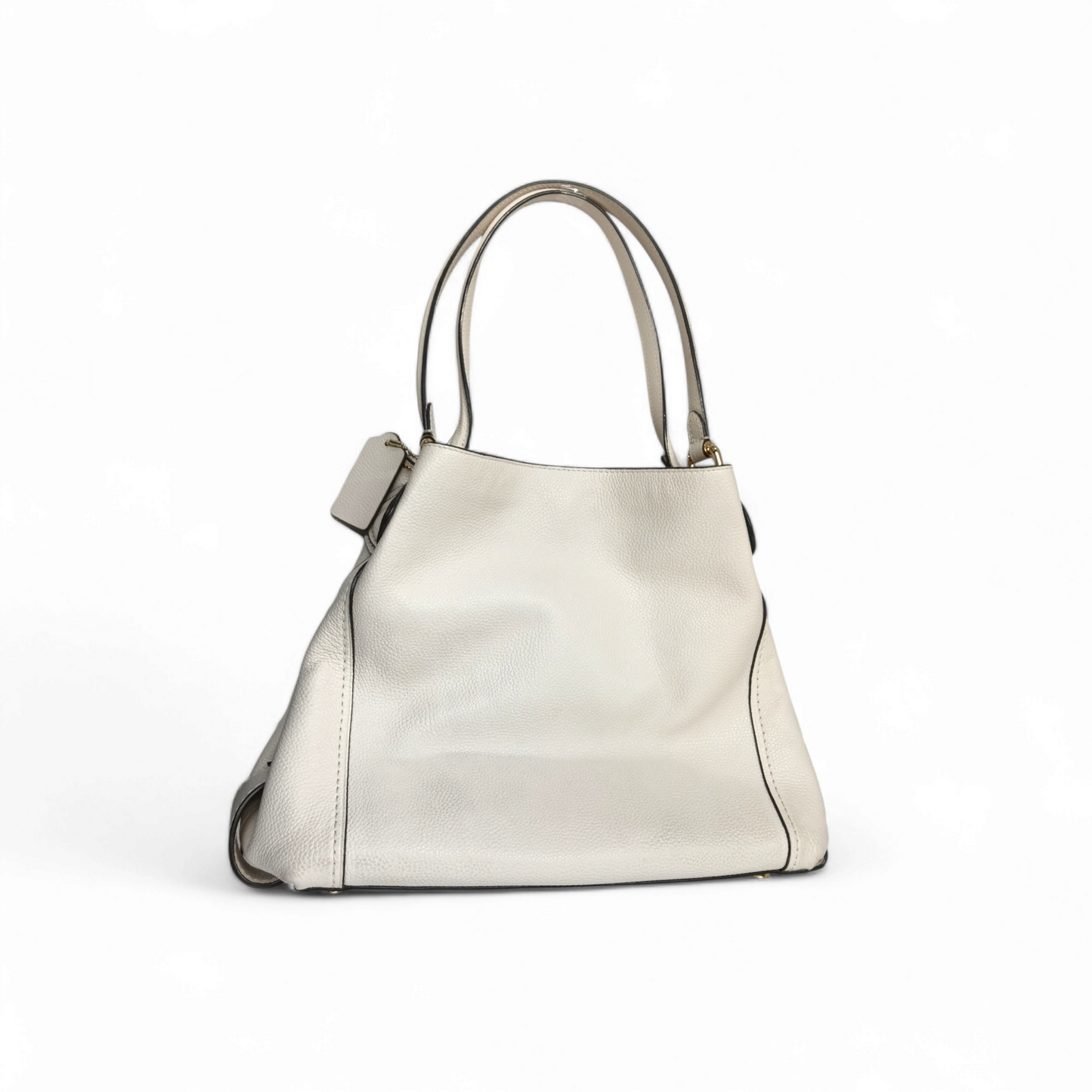 COACH 2WAY Bag 57125 *Stain* White Rank B