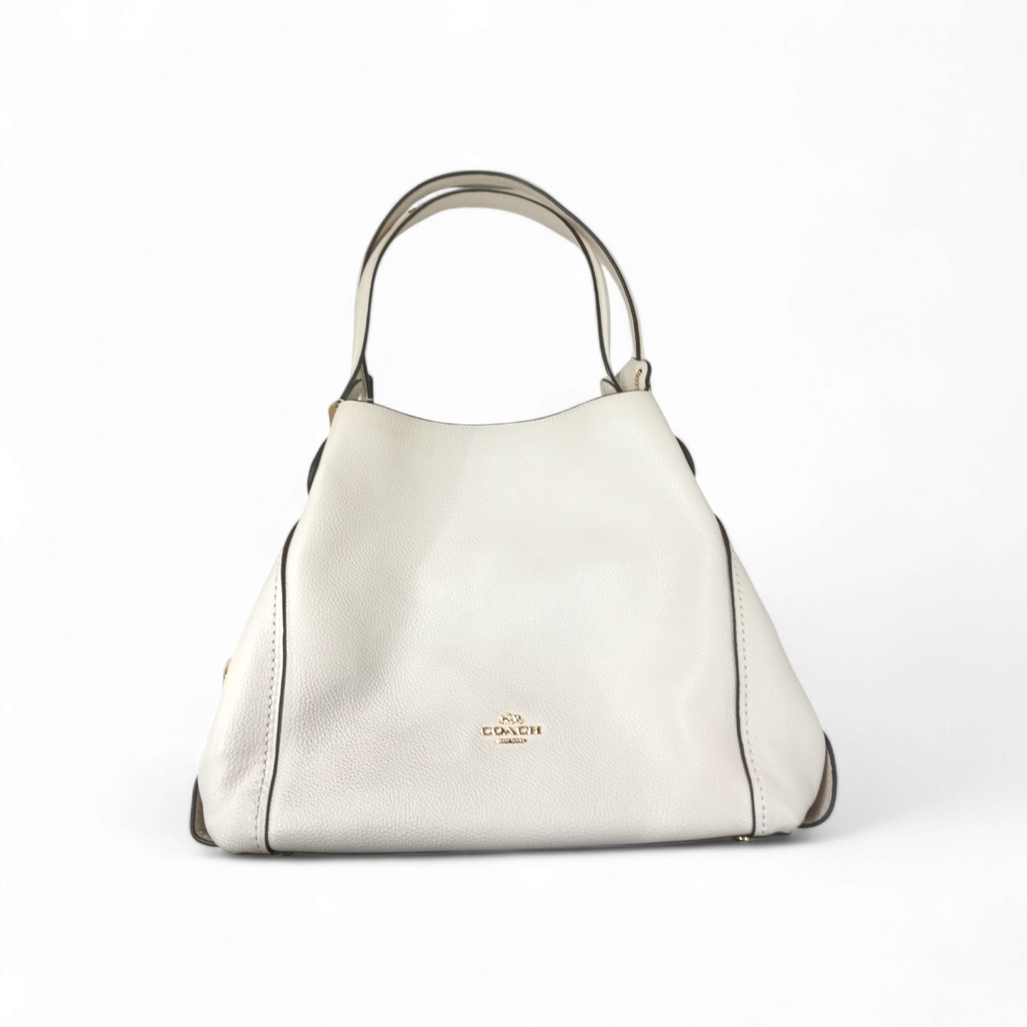 COACH 2WAY Bag 57125 *Stain* White Rank B