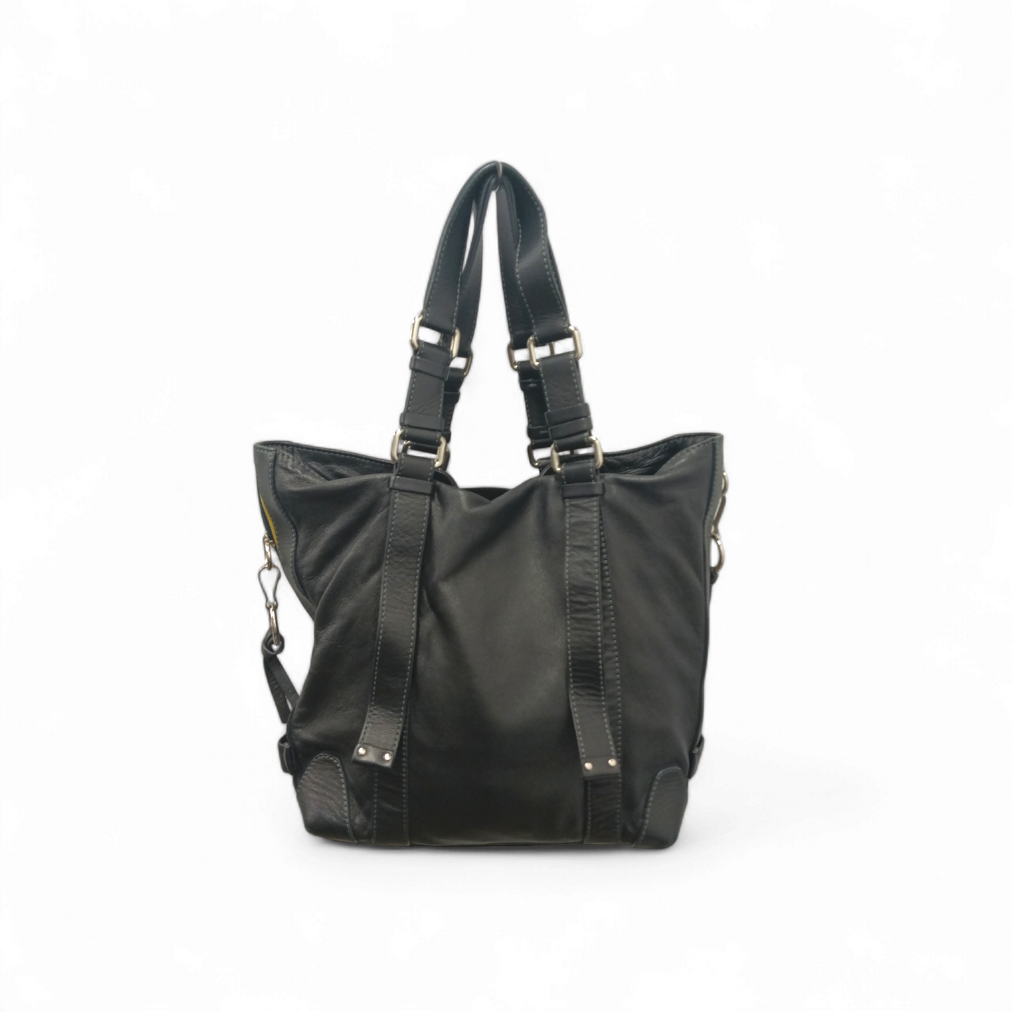 Chioe Tote Bag 03-07-51-5267 *Scratch* Black Rank B