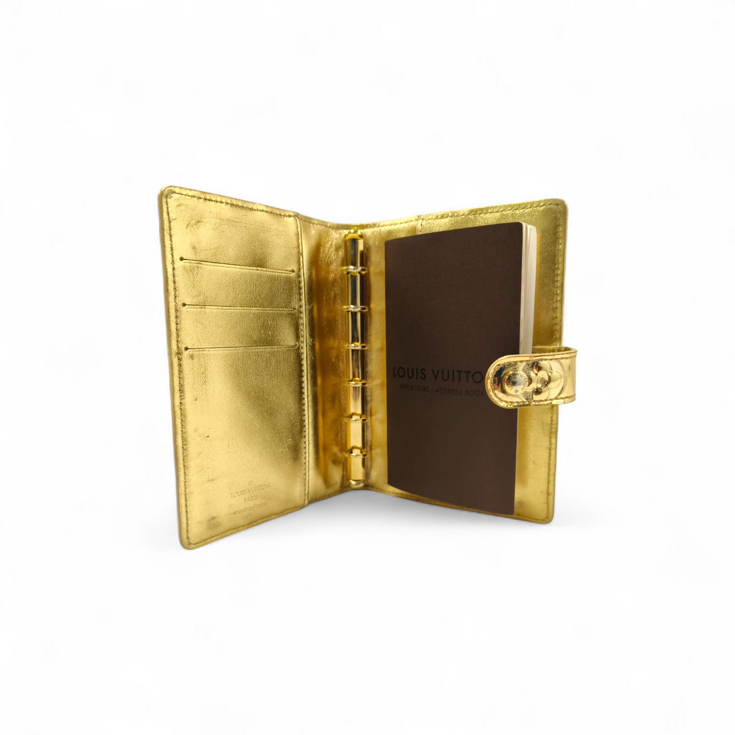 Louis Vuitton Book Cover Gold SP4039 R20962 Rank B