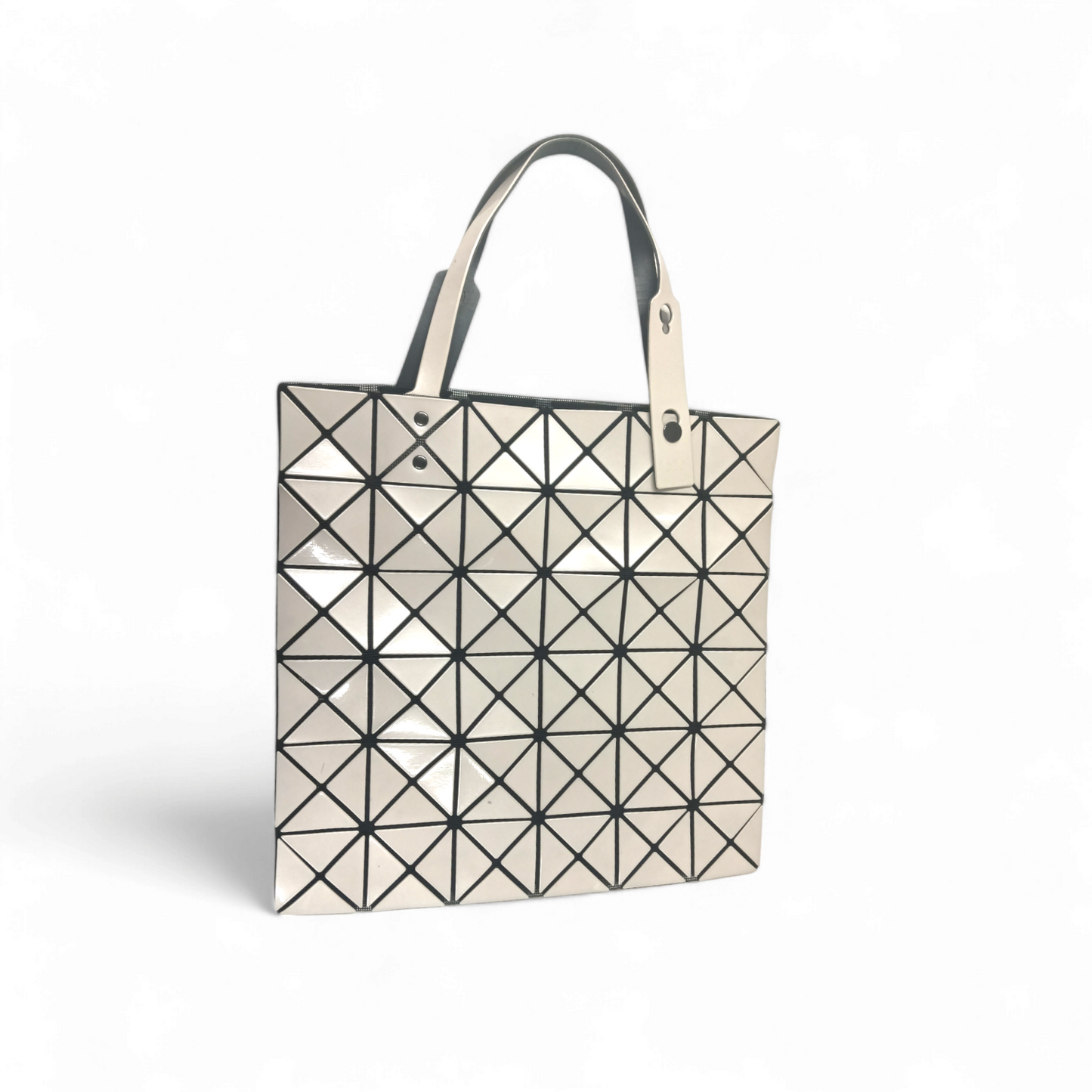 BAO BAO ISSEY MIYAKE Handbag BB55-AG053 *Stain* Damage* Beige Rank C