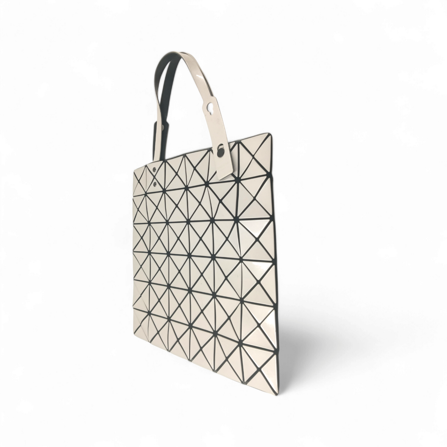 BAO BAO ISSEY MIYAKE Handbag BB55-AG053 *Stain* Damage* Beige Rank C