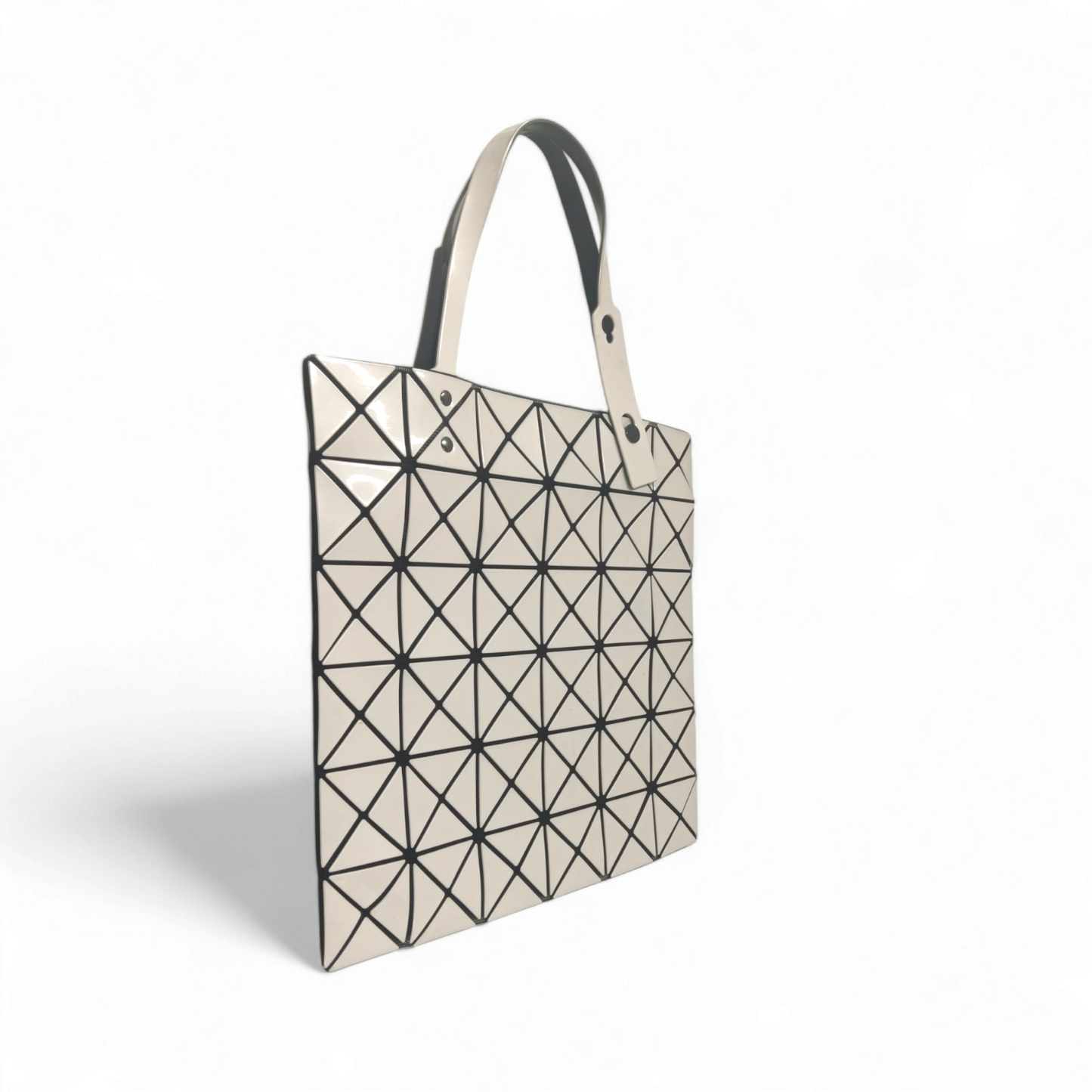 BAO BAO ISSEY MIYAKE Handbag BB55-AG053 *Stain* Damage* Beige Rank C