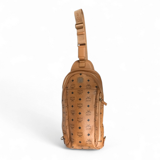 MCM Shoulder bag MML6SV34C0001 INSIDE DAMAGE Rank C