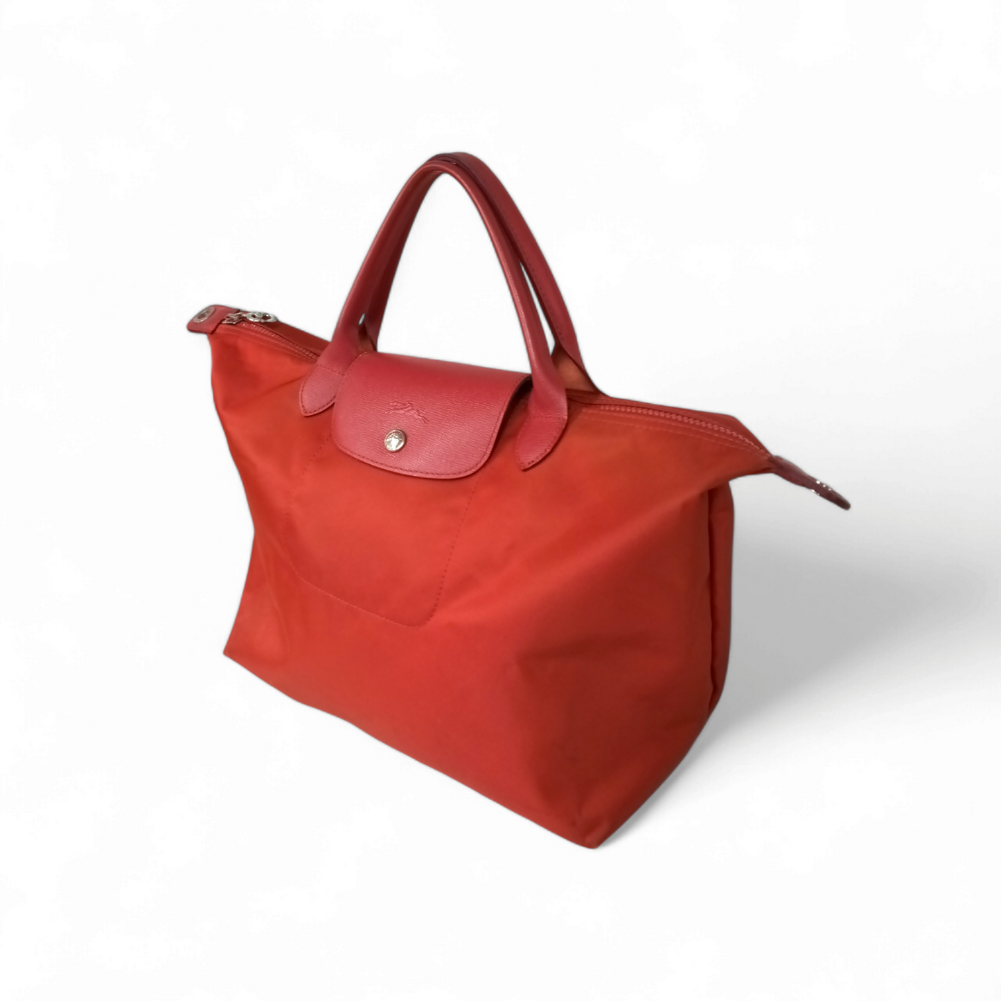 LONGCHAMP 2 WAY Bag 1515578642 *Stain* Red Rank B