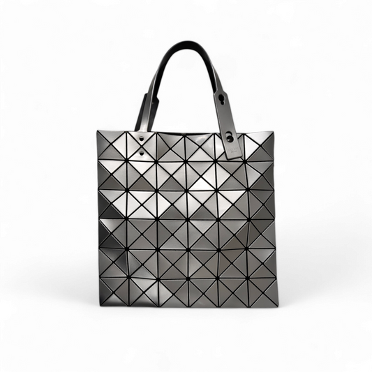 BAO BAO ISSEY MIYAKE Tote Bag  BB13-AG053 Gray * Stain * Rank B