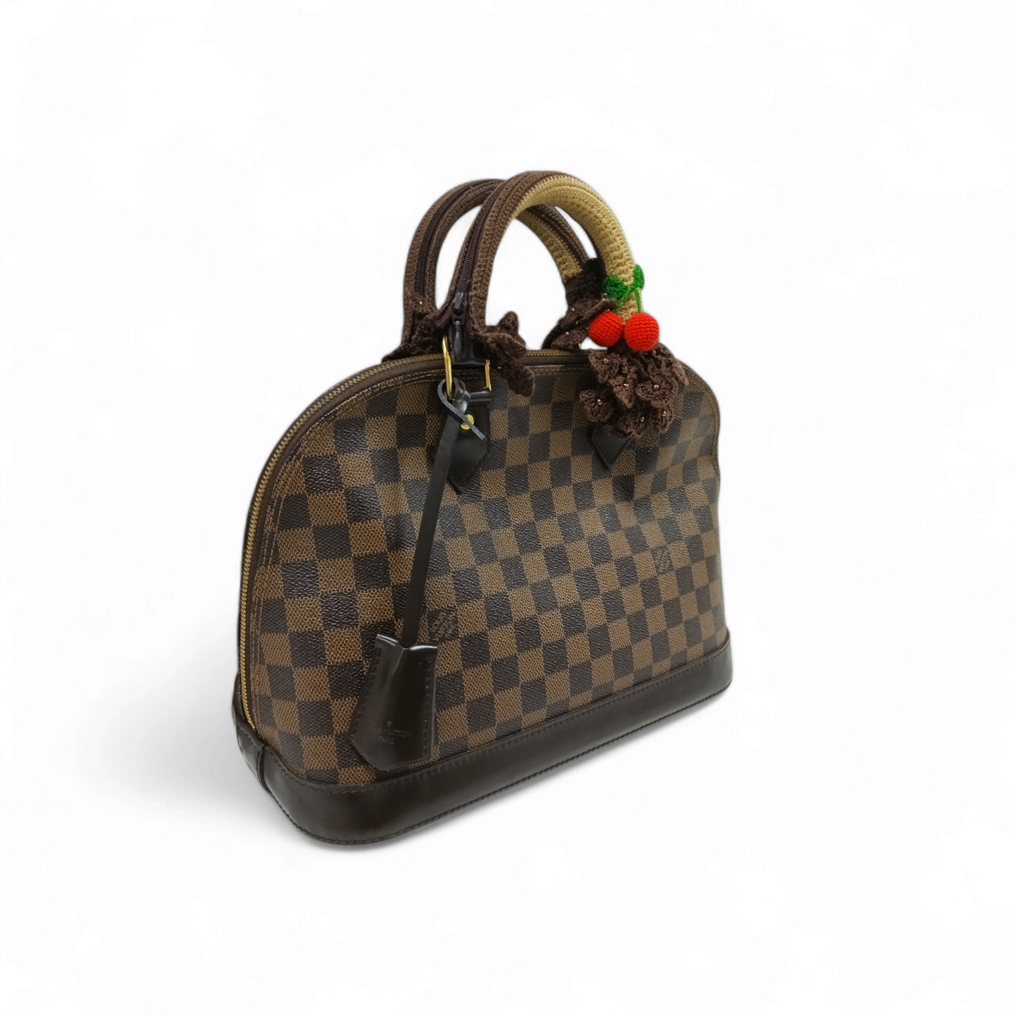 LOUIS VUITTON Handbag Damier N53151 Brown CT1174 Alma PM Rank B