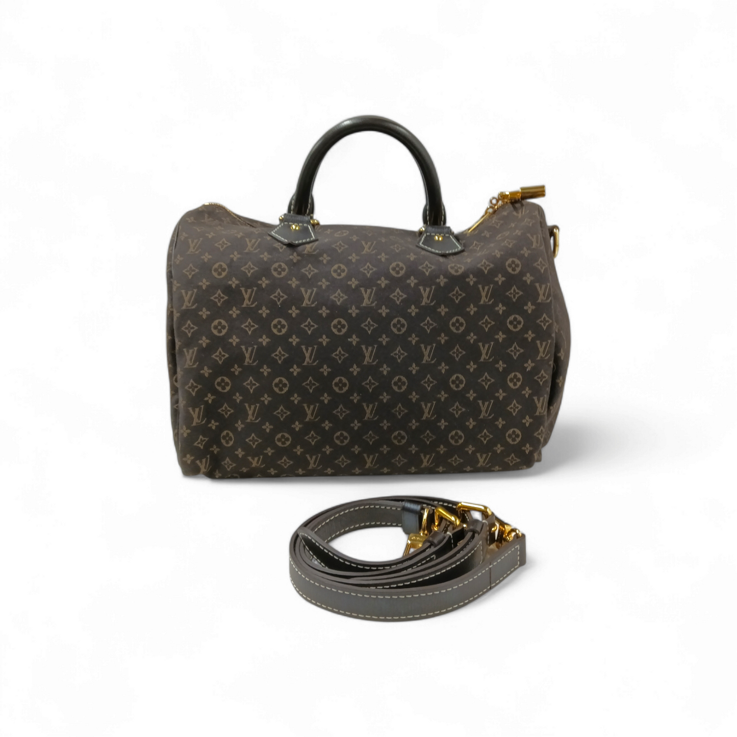 LOUIS VUITTON 2WAY Bag Speedy 30 IDYLLE DU1172 Brown Rank B