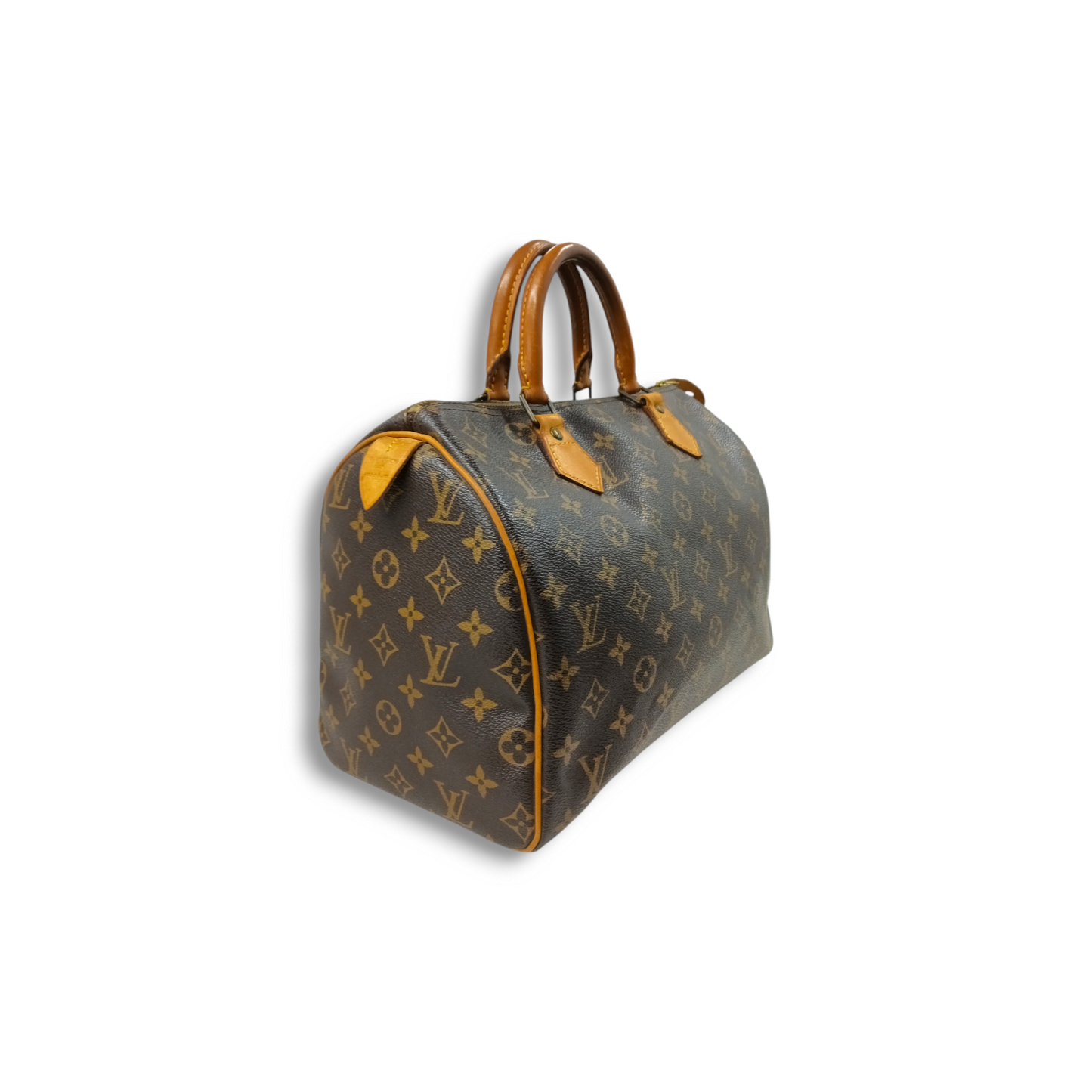 LOUIS VUITTON Boston Bag Monogram M41522 Brown TH0039 Rank BC