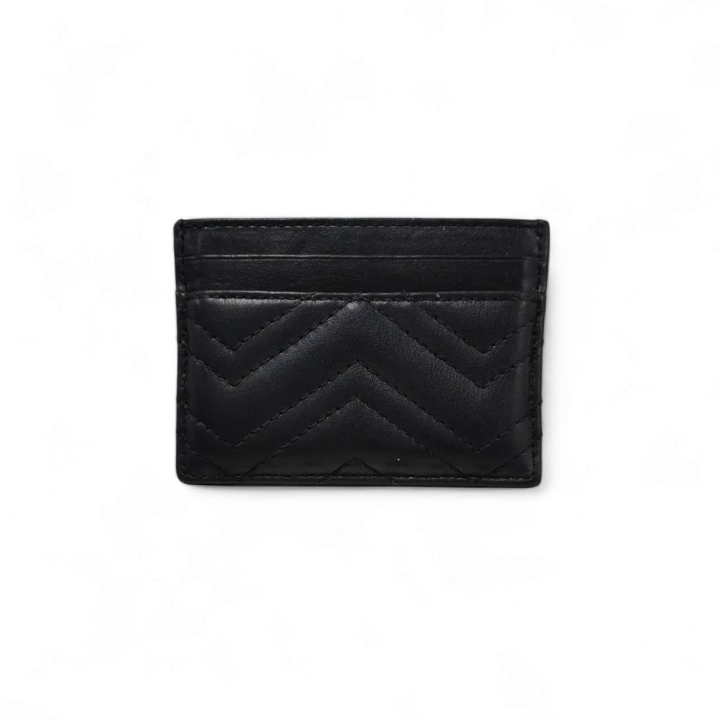 GUCCI Card Case 443127 493075 Black *Stain* Rank B