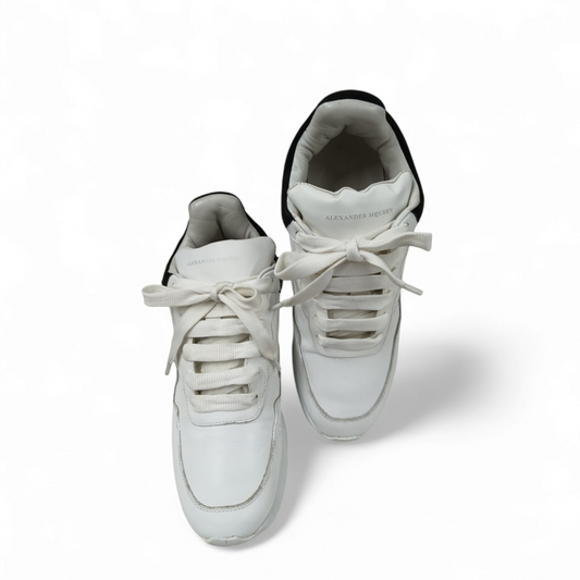 ALEXANDER McQUEEN Sneaker Size 38 1/2 508291 Lady's White *Stain*