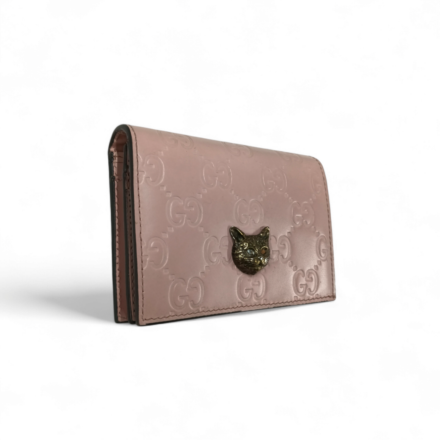 GUCCI Card Case 548057 5877 Pink Rank B