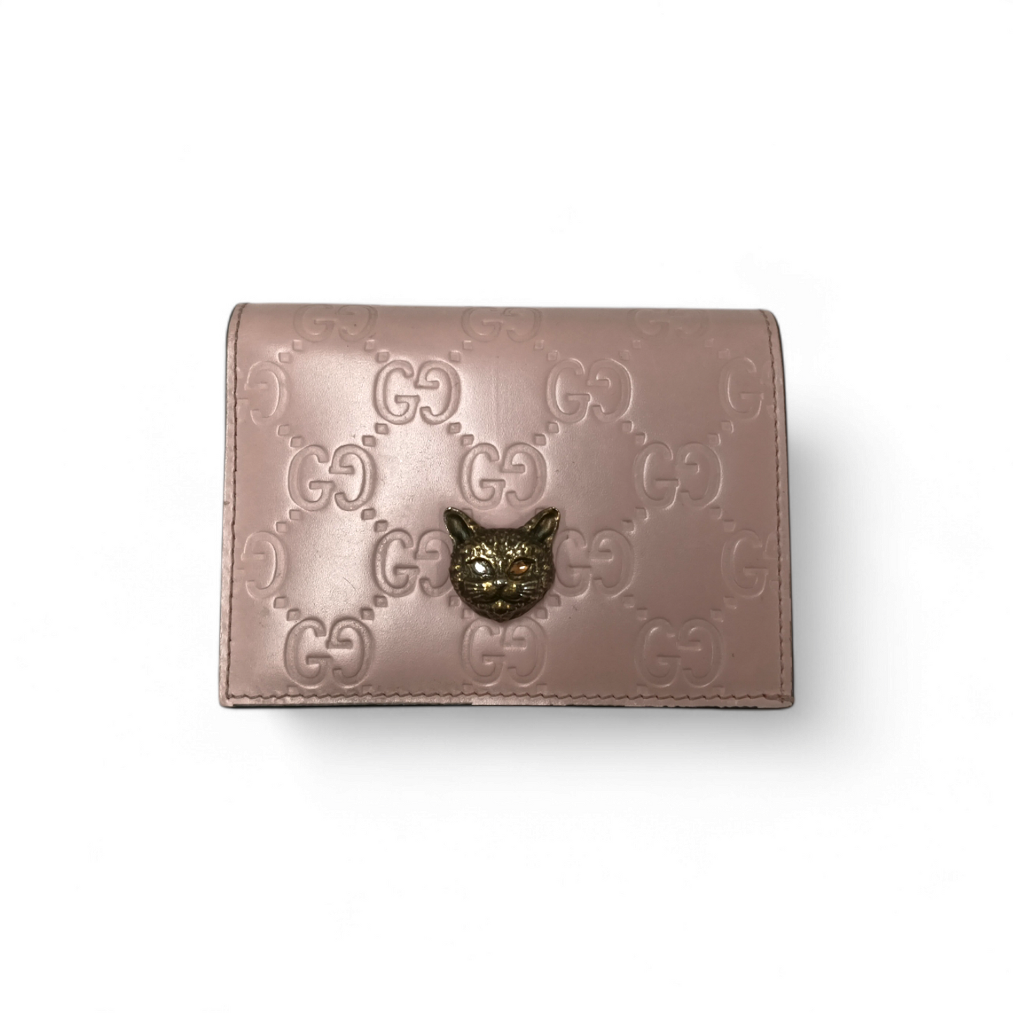 GUCCI Card Case 548057 5877 Pink Rank B