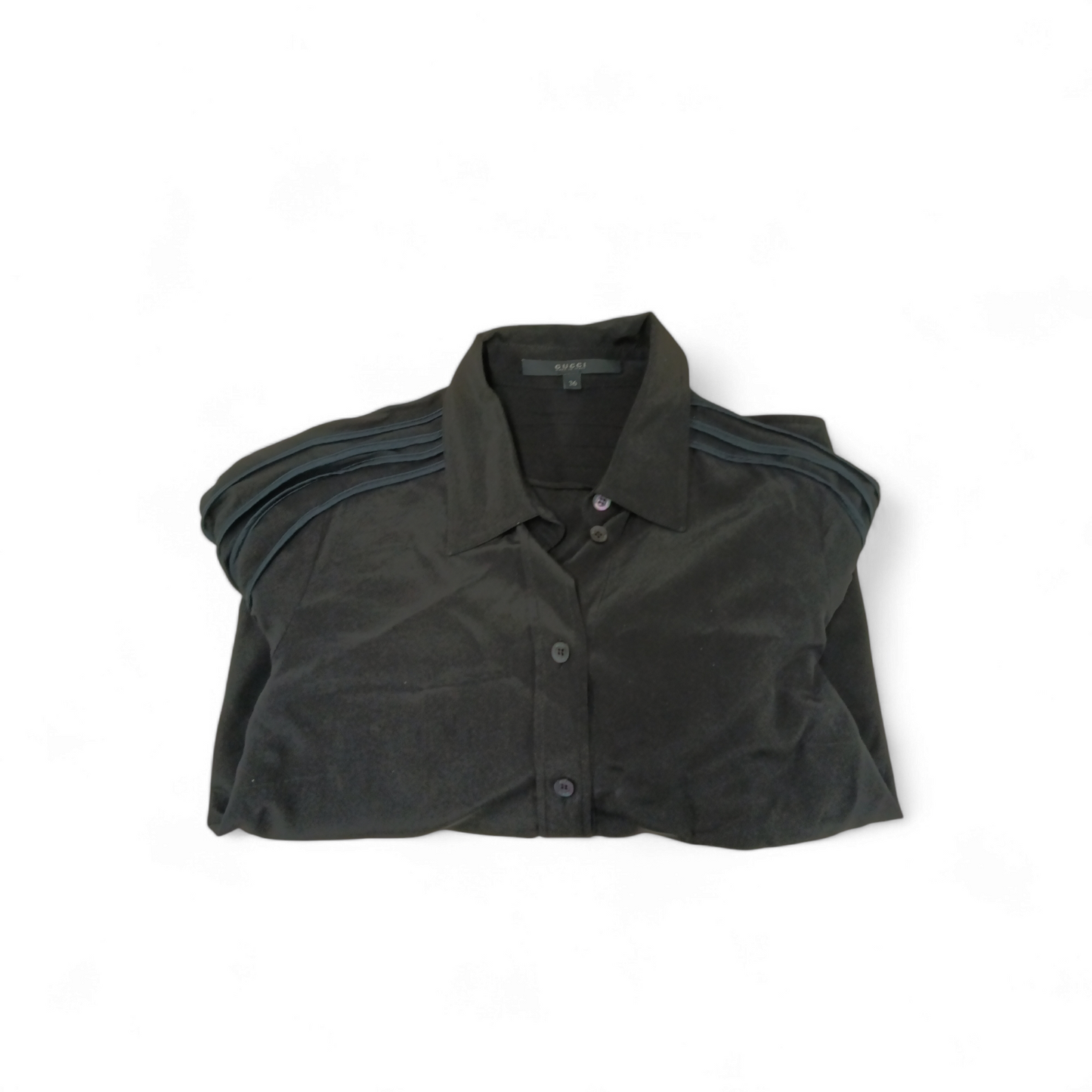 GUCCI Shirt Size 36 Lady's Black 211444 ZT045 Rank B