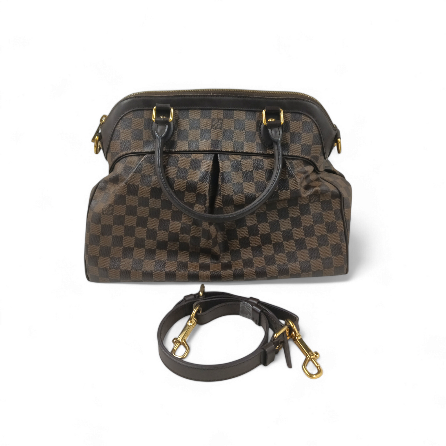 LOUIS VUITTON 2WAY Bag Damier Trevi GM N51998 Brown AR1017 Rank B