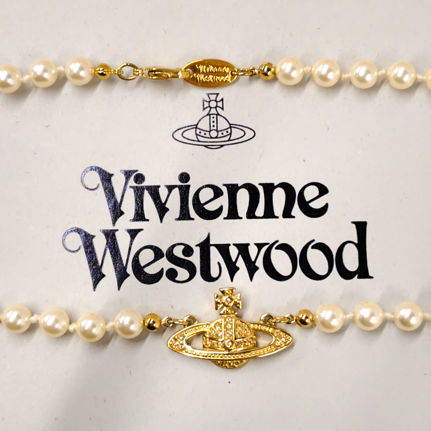 Vivienne Westwood Necklace Westwood MINI BAS RELIFE Rank B