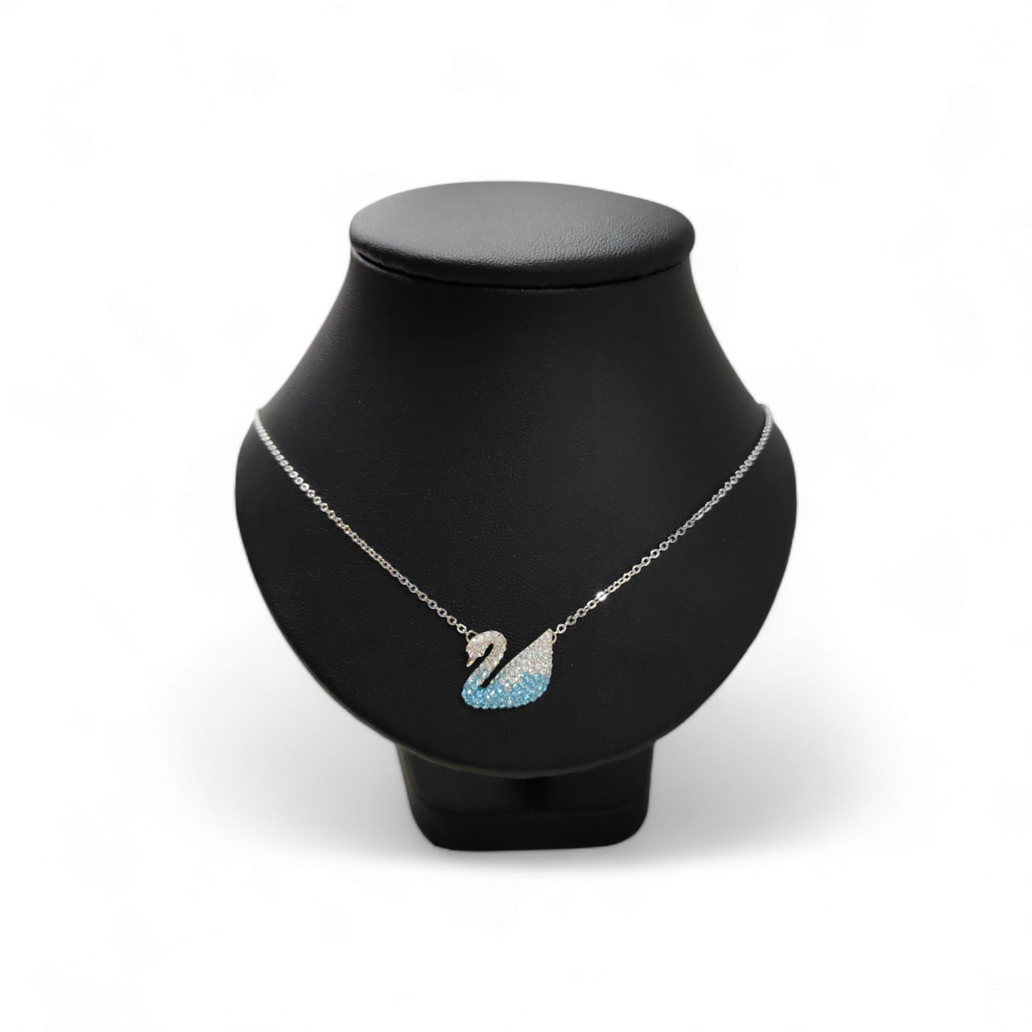 SWAROVSKI Necklace iconic Swan Blue Pendant