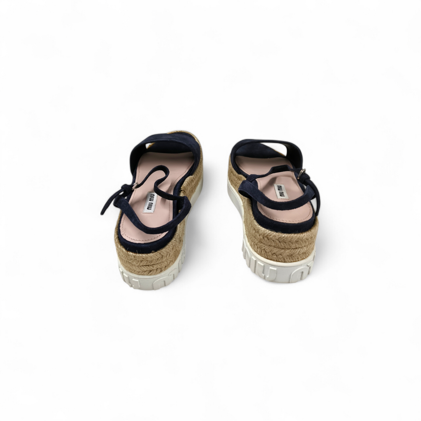MIU MIU Sandal Size 39 5X2354 Navy Rank B