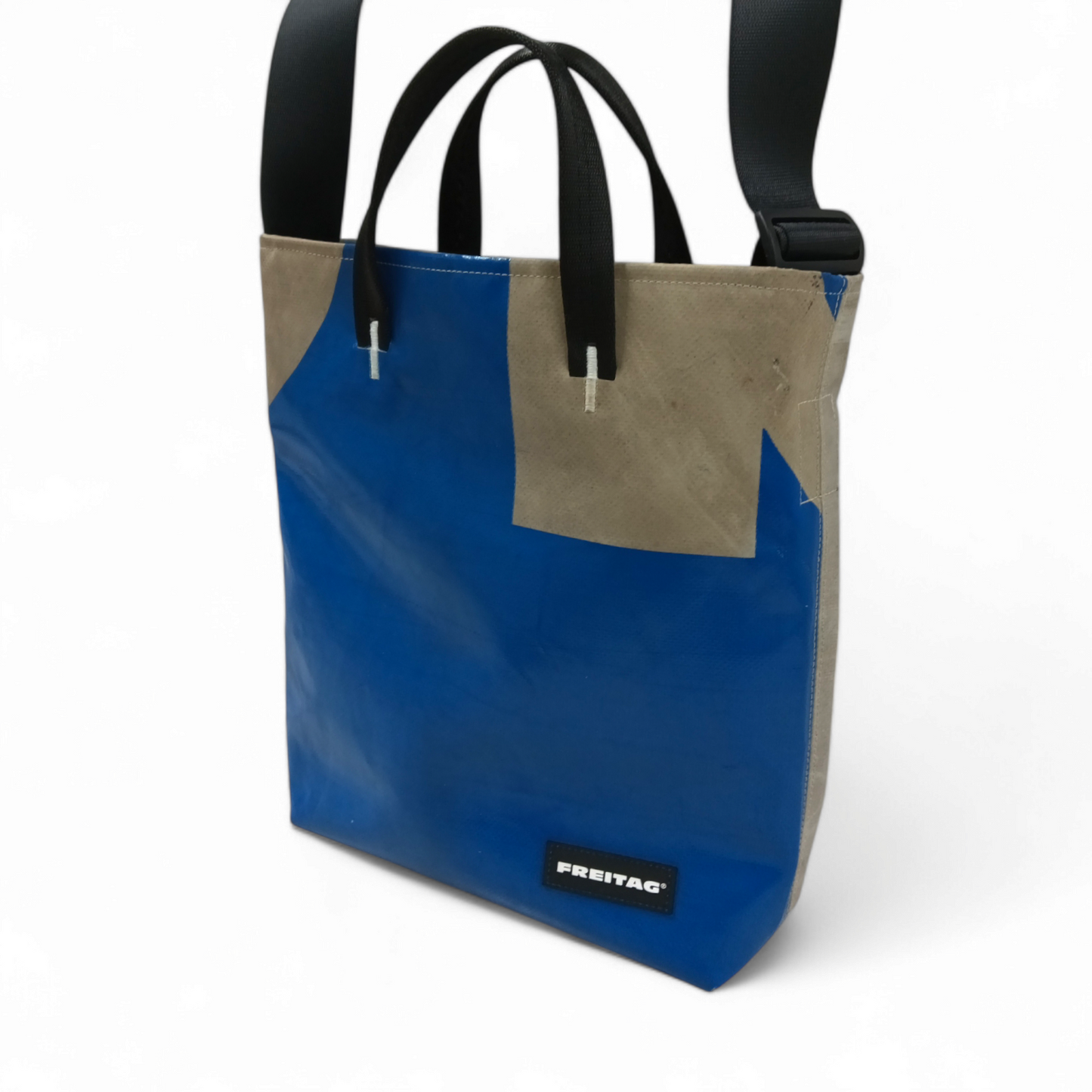 FREITAG 2WAY Bag F202 LELAND Blue And Gray *Scratch* Rank AB