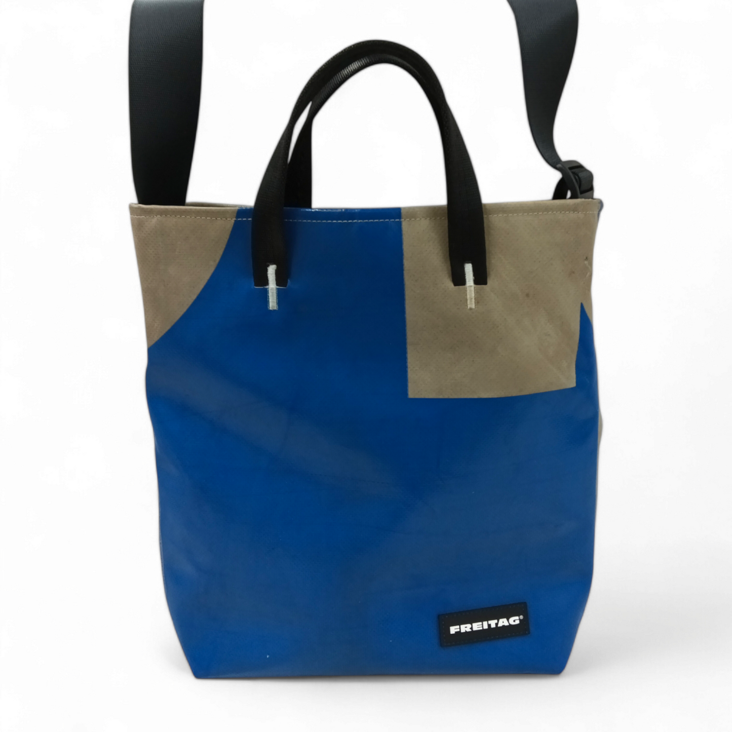 FREITAG 2WAY Bag F202 LELAND Blue And Gray *Scratch* Rank AB